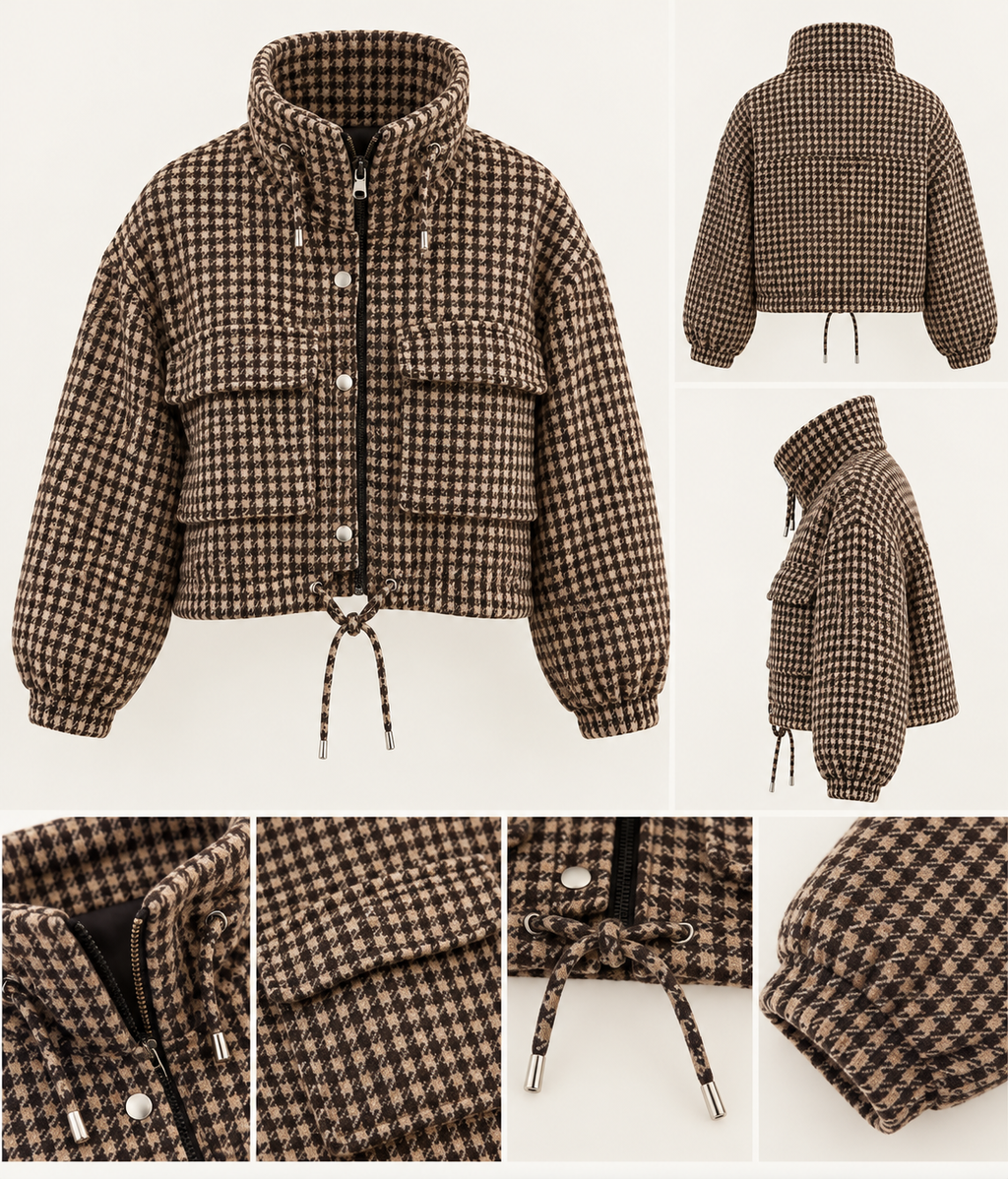 The Charlotte Houndstooth Jacket